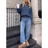 image:imageANRABESS Sweaters for Women Oversized Cable Knit Fall Long Sleeve Crewneck Casual Pullover Sweater Tops 2026 Winter OutfitsDeep Blue