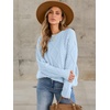 image:imageANRABESS Sweaters for Women Oversized Cable Knit Fall Long Sleeve Crewneck Casual Pullover Sweater Tops 2026 Winter OutfitsSky