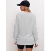 image:imageANRABESS Sweatshirts for Women 2026 Fall Long Sleeve Shirts Oversized Crewneck Lightweight Side Split Casual Pullover TopsLight Grey