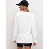 image:imageANRABESS Sweatshirts for Women 2026 Fall Long Sleeve Shirts Oversized Crewneck Lightweight Side Split Casual Pullover TopsWhite