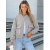 image:imageANRABESS Women Cropped Bomber Jacket 2026 Fashion Casual Trendy Varsity Y2k Jackets Fall OutfitsGrey