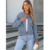 image:imageANRABESS Women Cropped Bomber Jacket 2026 Fashion Casual Trendy Varsity Y2k Jackets Fall OutfitsGrey Blue