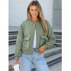 image:imageANRABESS Women Cropped Bomber Jacket 2026 Fashion Casual Trendy Varsity Y2k Jackets Fall OutfitsLight Green