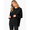 image:imageANRABESS Women Hoodies Long Sleeve Loose Fit Fleece Hooded Sweatshirts Drawstring Pullover Top With Pockets 2026 Fall OutfitsBlack