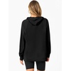 image:imageANRABESS Women Hoodies Long Sleeve Loose Fit Fleece Hooded Sweatshirts Drawstring Pullover Top With Pockets 2026 Fall OutfitsBlack