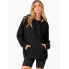 image:imageANRABESS Women Hoodies Long Sleeve Loose Fit Fleece Hooded Sweatshirts Drawstring Pullover Top With Pockets 2026 Fall OutfitsBlack