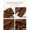 image:imageANRABESS Women Hoodies Long Sleeve Loose Fit Fleece Hooded Sweatshirts Drawstring Pullover Top With Pockets 2026 Fall OutfitsCaramel