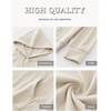 image:imageANRABESS Women Hoodies Long Sleeve Loose Fit Fleece Hooded Sweatshirts Drawstring Pullover Top With Pockets 2026 Fall OutfitsParchment
