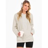 image:imageANRABESS Women Hoodies Long Sleeve Loose Fit Fleece Hooded Sweatshirts Drawstring Pullover Top With Pockets 2026 Fall OutfitsParchment