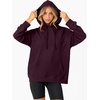 image:imageANRABESS Women Hoodies Long Sleeve Loose Fit Fleece Hooded Sweatshirts Drawstring Pullover Top With Pockets 2026 Fall OutfitsPurple
