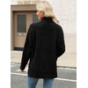 image:imageANRABESS Women Oversized Turtleneck Long Sleeve Fuzzy Knit Slit Side Chunky Warm Pullover Sweaters 2026Black