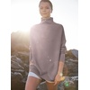 image:imageANRABESS Women Quarter Zip Oversized Casual Loose Rib Knit Cozy Pullover Sweaters Top 2026 Fall Fashion Outfits ClothesBrown