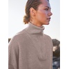 image:imageANRABESS Women Quarter Zip Oversized Casual Loose Rib Knit Cozy Pullover Sweaters Top 2026 Fall Fashion Outfits ClothesCamel