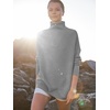 image:imageANRABESS Women Quarter Zip Oversized Casual Loose Rib Knit Cozy Pullover Sweaters Top 2026 Fall Fashion Outfits ClothesDark Grey