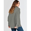 image:imageANRABESS Women Quarter Zip Oversized Casual Loose Rib Knit Cozy Pullover Sweaters Top 2026 Fall Fashion Outfits ClothesGrey Grass Green
