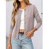 image:imageANRABESS Women Striped Cardigan Sweaters Button Down Cropped Knit Lady Jackets Coat 2026 Fall Outfits Trendy ClothesGray
