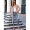 image:imageANRABESS Women Striped Cardigan Sweaters Button Down Cropped Knit Lady Jackets Coat 2026 Fall Outfits Trendy ClothesKhaki