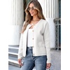 image:imageANRABESS Women Striped Cardigan Sweaters Button Down Cropped Knit Lady Jackets Coat 2026 Fall Outfits Trendy ClothesWhite