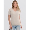 image:imageANRABESS Womens 100 Wool SweaterOffice Work V Neck Short Sleeve Sweaters Soft amp Lightweight Business Casual TopsApricot
