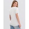 image:imageANRABESS Womens 100 Wool SweaterOffice Work V Neck Short Sleeve Sweaters Soft amp Lightweight Business Casual TopsBeige