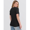 image:imageANRABESS Womens 100 Wool SweaterOffice Work V Neck Short Sleeve Sweaters Soft amp Lightweight Business Casual TopsBlack