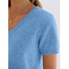 image:imageANRABESS Womens 100 Wool SweaterOffice Work V Neck Short Sleeve Sweaters Soft amp Lightweight Business Casual TopsBlue