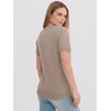image:imageANRABESS Womens 100 Wool SweaterOffice Work V Neck Short Sleeve Sweaters Soft amp Lightweight Business Casual TopsKhaki