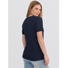image:imageANRABESS Womens 100 Wool SweaterOffice Work V Neck Short Sleeve Sweaters Soft amp Lightweight Business Casual TopsNavy Blue