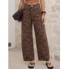image:imageANRABESS Womens Barrel Jeans Mid Rise Wide Leg Denim Pants Casual Baggy Relaxed Fit Y2K Streetwear Boyfriend Ankle LengthLeopard