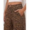 image:imageANRABESS Womens Barrel Jeans Mid Rise Wide Leg Denim Pants Casual Baggy Relaxed Fit Y2K Streetwear Boyfriend Ankle LengthLeopard
