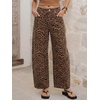 image:imageANRABESS Womens Barrel Jeans Mid Rise Wide Leg Denim Pants Casual Baggy Relaxed Fit Y2K Streetwear Boyfriend Ankle LengthLeopard