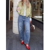 image:imageANRABESS Womens Barrel Jeans Mid Rise Wide Leg Denim Pants Casual Baggy Relaxed Fit Y2K Streetwear Boyfriend Ankle LengthLight Blue