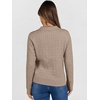image:imageANRABESS Womens Cable Knit Sweaters Long Sleeve V Neck Sweater Tops Casual Pullover Polo Shirts Fall Fashion OutfitsBright Tan