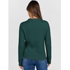 image:imageANRABESS Womens Cable Knit Sweaters Long Sleeve V Neck Sweater Tops Casual Pullover Polo Shirts Fall Fashion OutfitsDeep Green