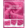 image:imageANRABESS Womens Cable Knit Sweaters Long Sleeve V Neck Sweater Tops Casual Pullover Polo Shirts Fall Fashion OutfitsHot Pink
