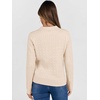 image:imageANRABESS Womens Cable Knit Sweaters Long Sleeve V Neck Sweater Tops Casual Pullover Polo Shirts Fall Fashion OutfitsParchment Beige