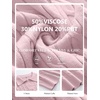 image:imageANRABESS Womens Cable Knit Sweaters Long Sleeve V Neck Sweater Tops Casual Pullover Polo Shirts Fall Fashion OutfitsPink