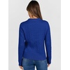 image:imageANRABESS Womens Cable Knit Sweaters Long Sleeve V Neck Sweater Tops Casual Pullover Polo Shirts Fall Fashion OutfitsRoyal Blue