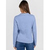 image:imageANRABESS Womens Cable Knit Sweaters Long Sleeve V Neck Sweater Tops Casual Pullover Polo Shirts Fall Fashion OutfitsSky