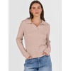 image:imageANRABESS Womens Cable Knit Sweaters Long Sleeve V Neck Sweater Tops Casual Pullover Polo Shirts Fall Fashion OutfitsTaffy