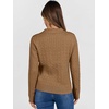 image:imageANRABESS Womens Cable Knit Sweaters Long Sleeve V Neck Sweater Tops Casual Pullover Polo Shirts Fall Fashion OutfitsTan