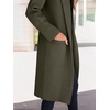 image:imageANRABESS Womens Cardigan Sweater 2026 Fall Outfits Knitted Lapel Long Coats CoatigansArmy Green
