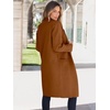 image:imageANRABESS Womens Cardigan Sweater 2026 Fall Outfits Knitted Lapel Long Coats CoatigansCaramel