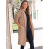 image:imageANRABESS Womens Cardigan Sweater 2026 Fall Outfits Knitted Lapel Long Coats CoatigansKhaki