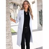 image:imageANRABESS Womens Cardigan Sweater 2026 Fall Outfits Knitted Lapel Long Coats CoatigansLight Blue