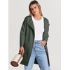 image:imageANRABESS Womens Cardigan Sweater Open Front Knit Long Coatigan Dressy Casual Jacket Coat 2026 Fall Outfits Classy ClothesArmy Green