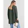 image:imageANRABESS Womens Cardigan Sweater Open Front Knit Long Coatigan Dressy Casual Jacket Coat 2026 Fall Outfits Classy ClothesArmy Green