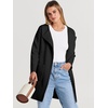image:imageANRABESS Womens Cardigan Sweater Open Front Knit Long Coatigan Dressy Casual Jacket Coat 2026 Fall Outfits Classy ClothesBlack