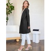 image:imageANRABESS Womens Cardigan Sweater Open Front Knit Long Coatigan Dressy Casual Jacket Coat 2026 Fall Outfits Classy ClothesBlack