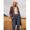 image:imageANRABESS Womens Cardigan Sweater Open Front Knit Long Coatigan Dressy Casual Jacket Coat 2026 Fall Outfits Classy ClothesBrown